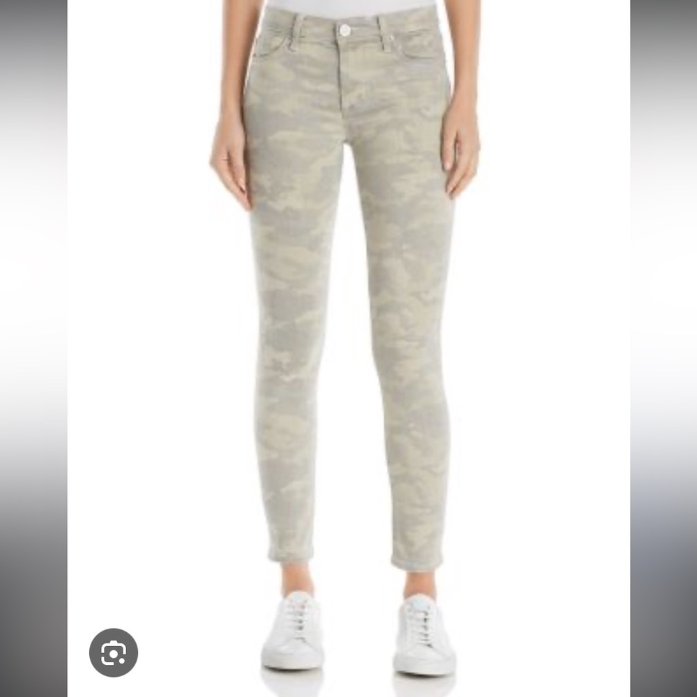 Hudson Nico Skinny Jean in Light Gray Camo